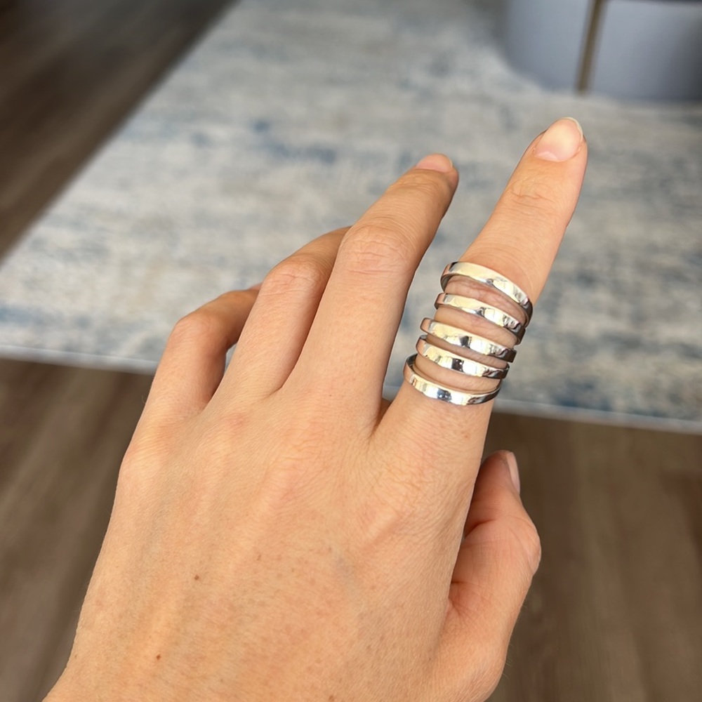 Sterling Silver Layered Ring